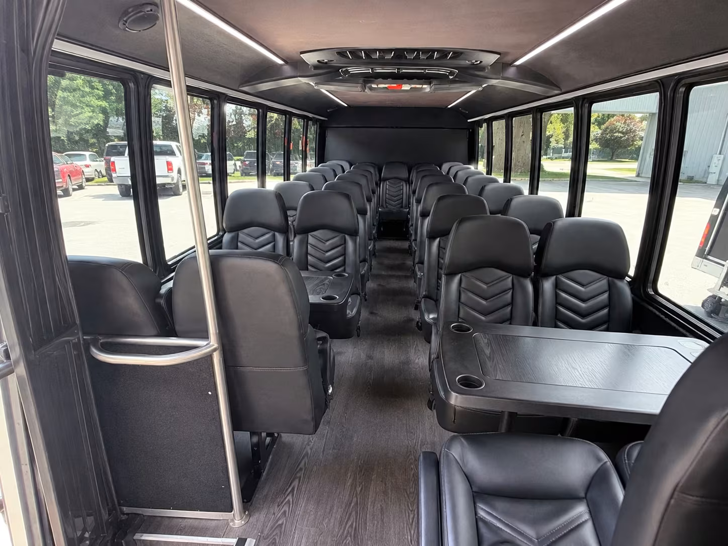 15 passenger minibus interior