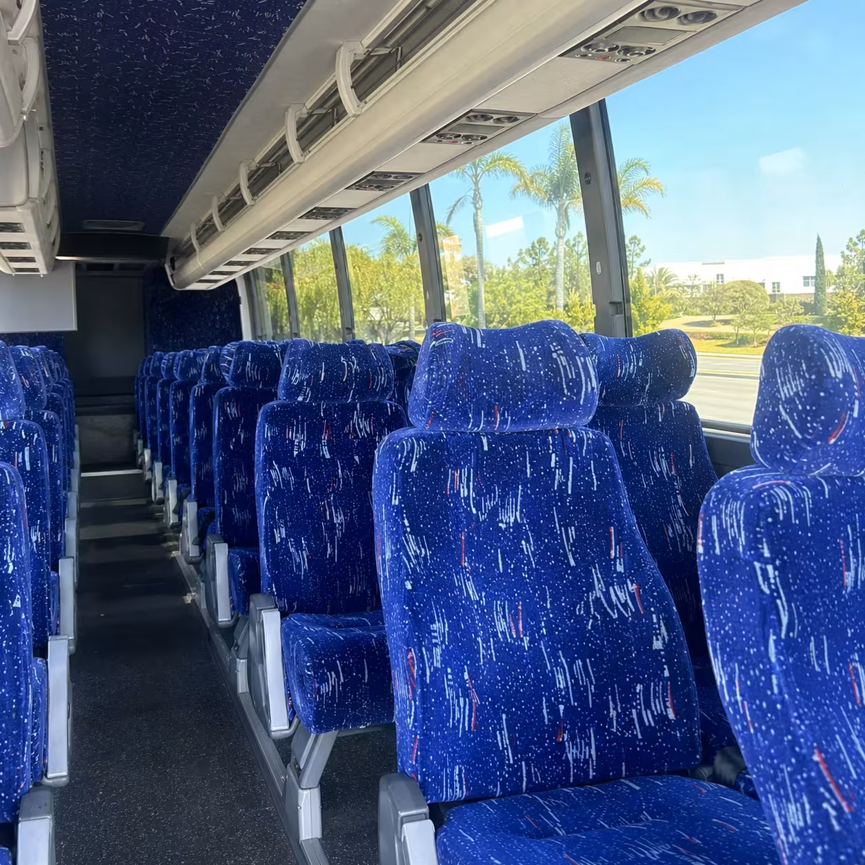 alexandria charter bus interior