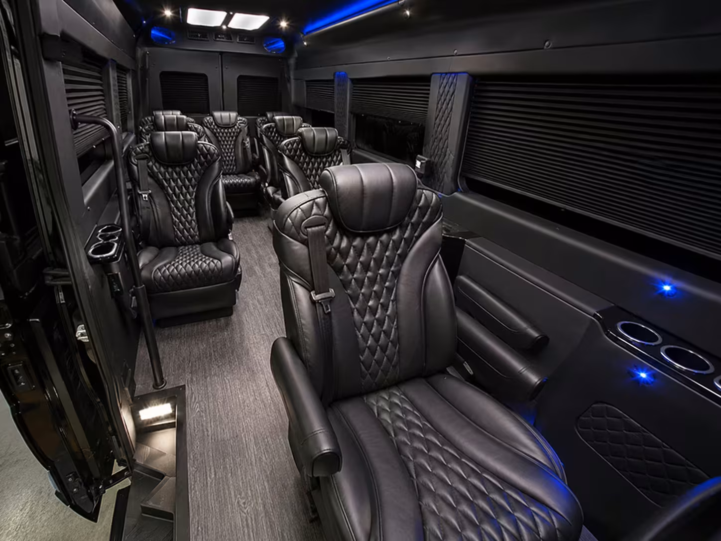 sprinter van with driver inside